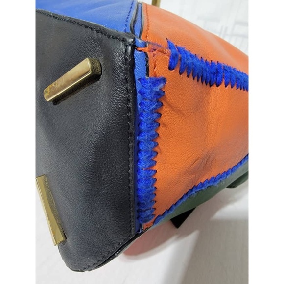 Authentic LOEWE Patchwork Puzzle Bag Multicolor Medium - Picture 13 of 16